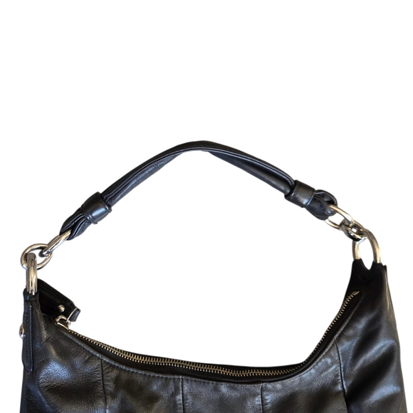Coach Kristin Black Leather Hobo - Picture 4 of 12